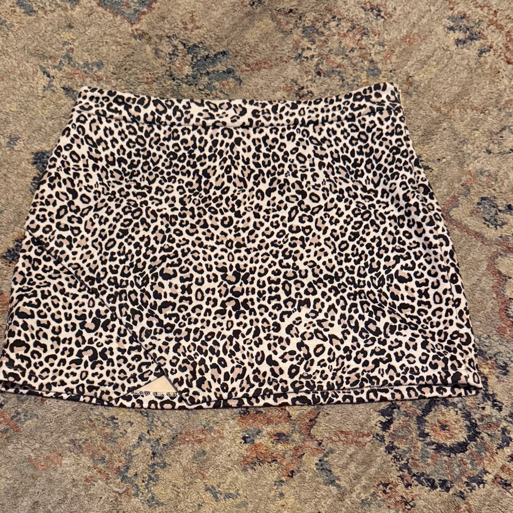 Altar'd State Animal Print Mini Skirt
